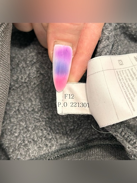 Carhartt Full Zip Hoodie Jacket Workwear K122 CHH Faded Grey Medium - Picture 3 of 5